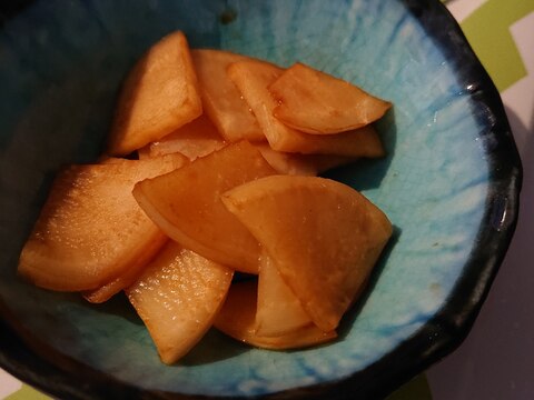 カブのにんにく醤油炒め